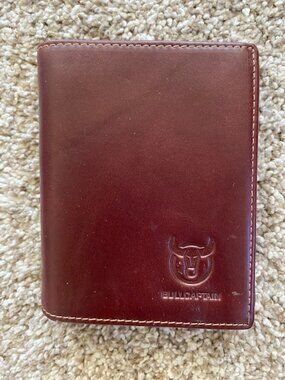 Bull Captain Large Capacity Genuine Leather Wallet for Men Card Bifold (Brown)